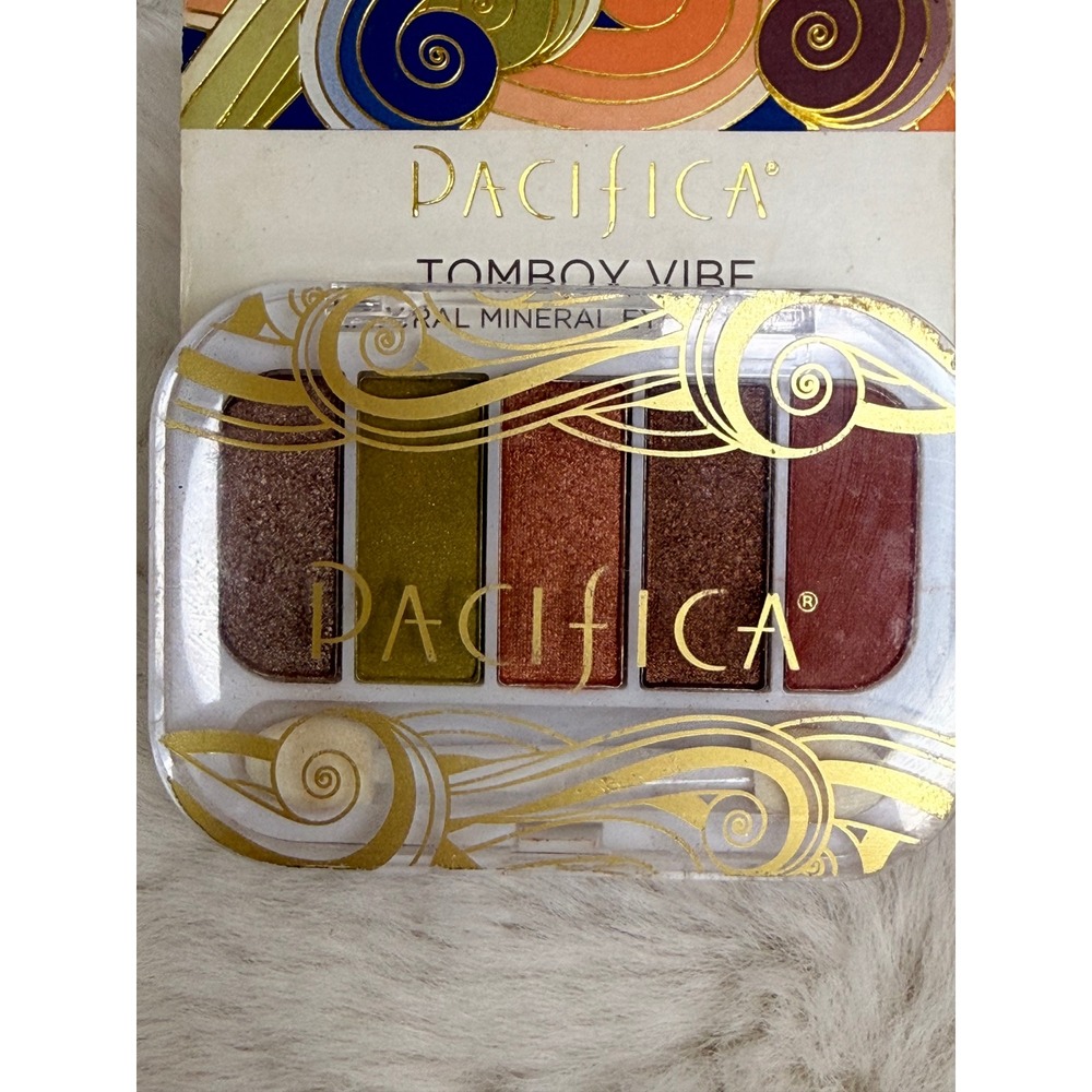 Pacifica Tomboy Vibe Natural Mineral Eye Shadow Palette 5 Shades Vegan New in Bx